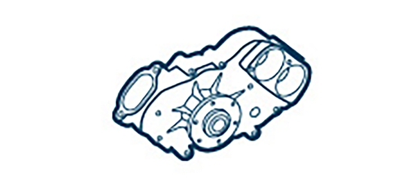 Water Pump, engine cooling - 042000201200 OE Germany - 02931943, 02937455, 04503612
